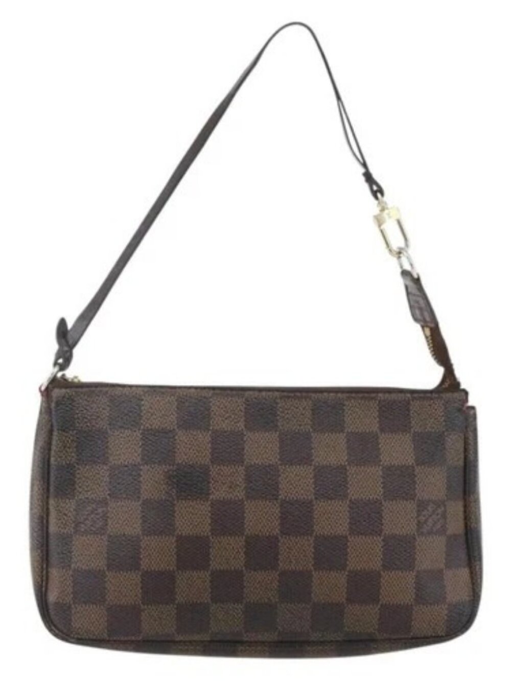 LOUIS VUITTON Damier Ebene Pochette Accessoires Pouch N41206 LV Auth 168013 - Picture 11 of 16